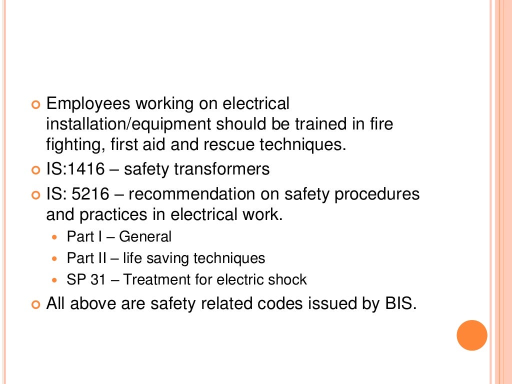 Electrical safety in construction