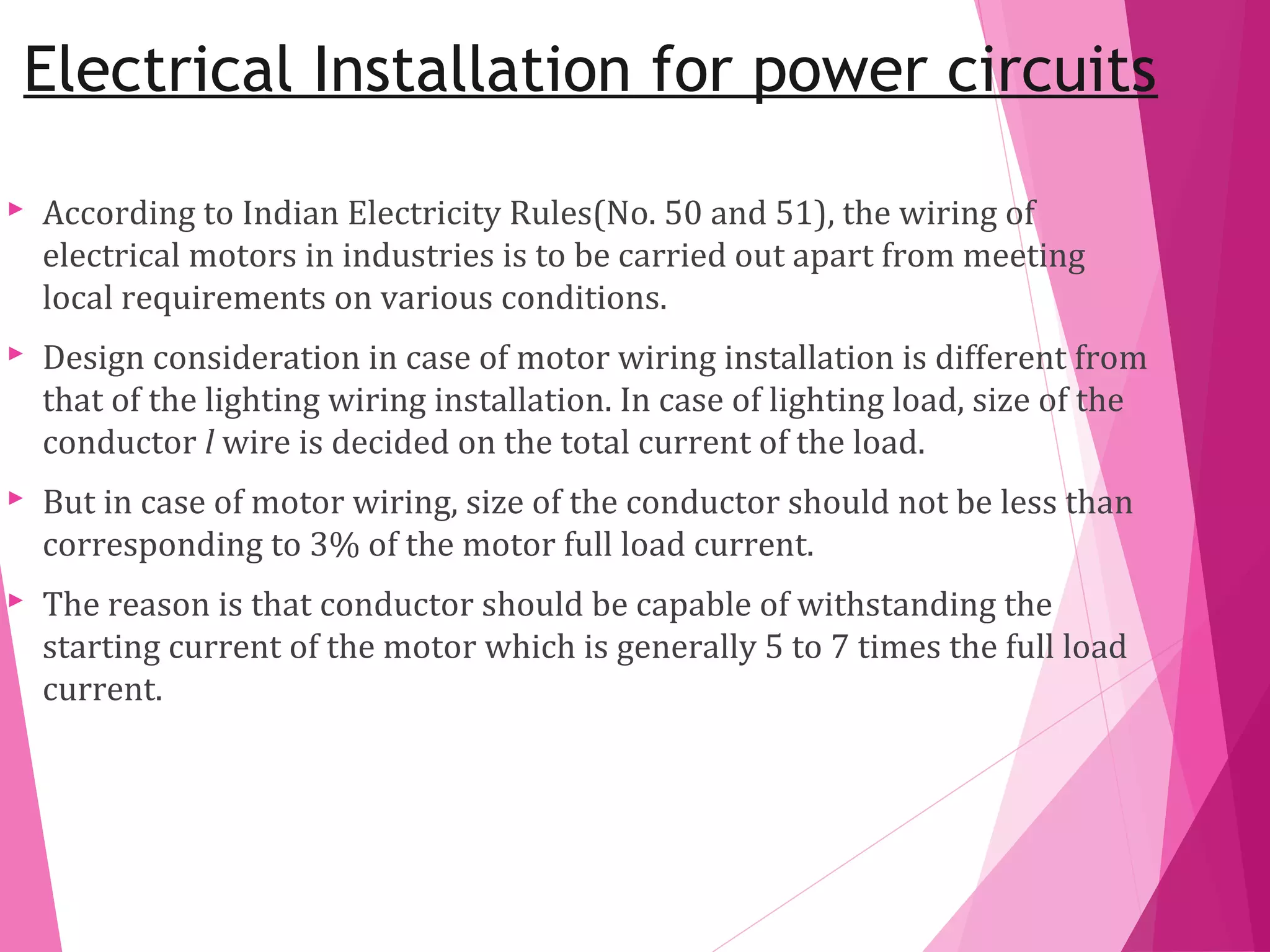 Electrical wiring domestic and industries | PPS