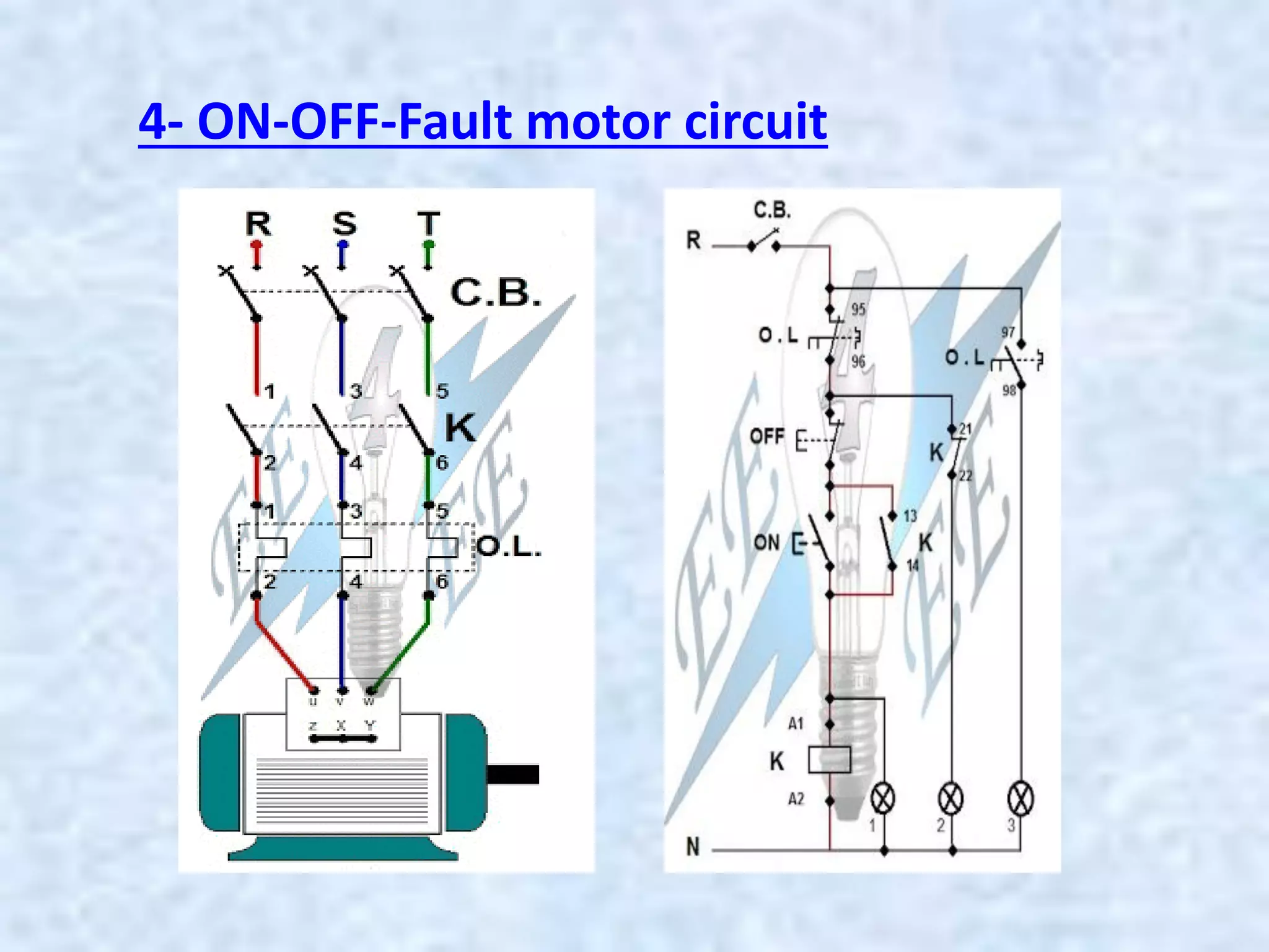 4- ON-OFF-Fault motor circuit
 