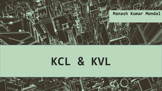 Manash Kumar Mondal
KCL & KVL
 
