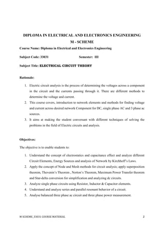 Electrical circuit theory | PDF