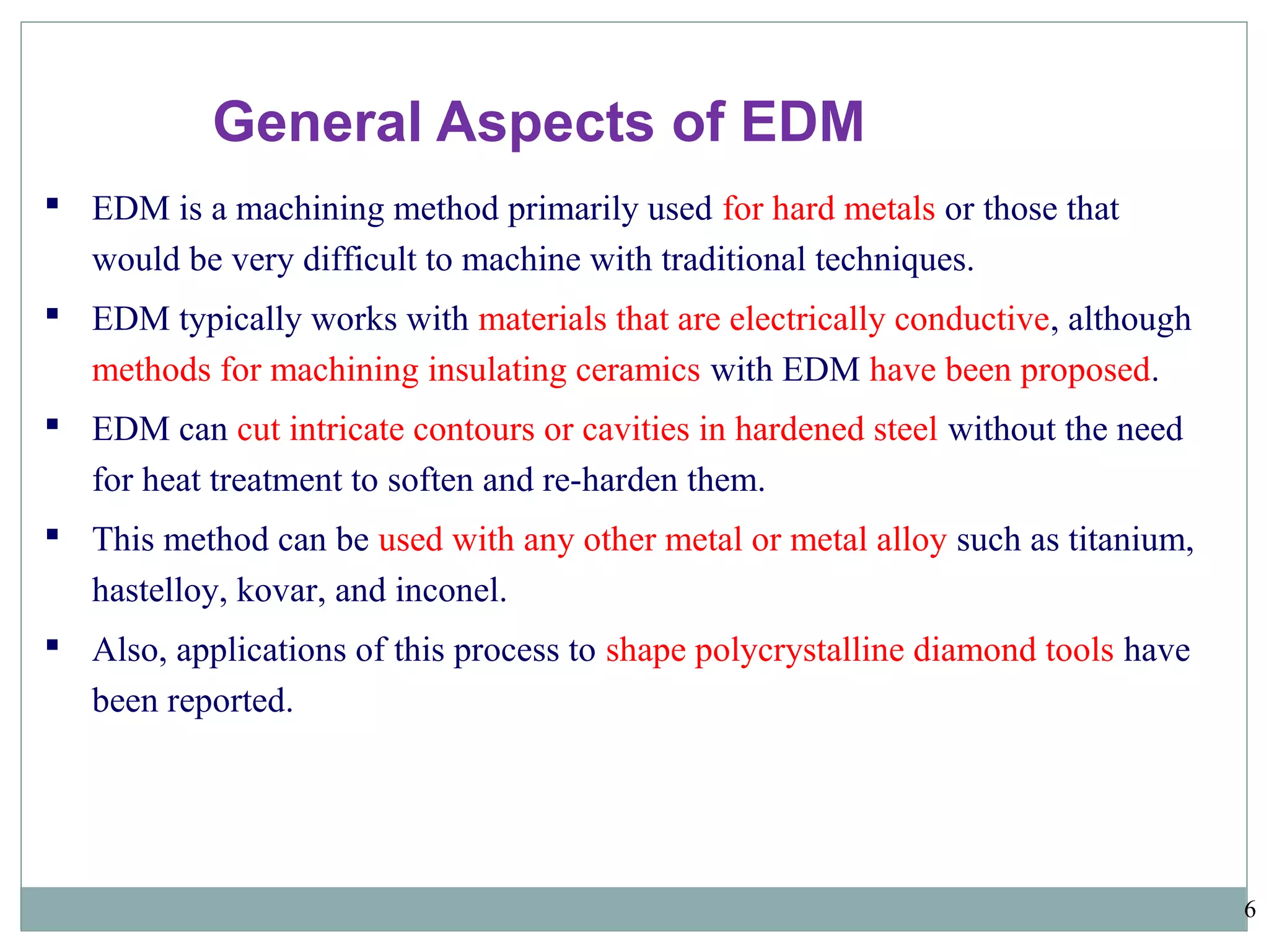 Electrical discharge machining | PPT