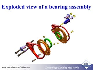 Exploded view of a bearing assembly 
www.idc-online.com/slideshare Technology TTrraaiinniinngg tthhaatt WWoorrkkss 
 