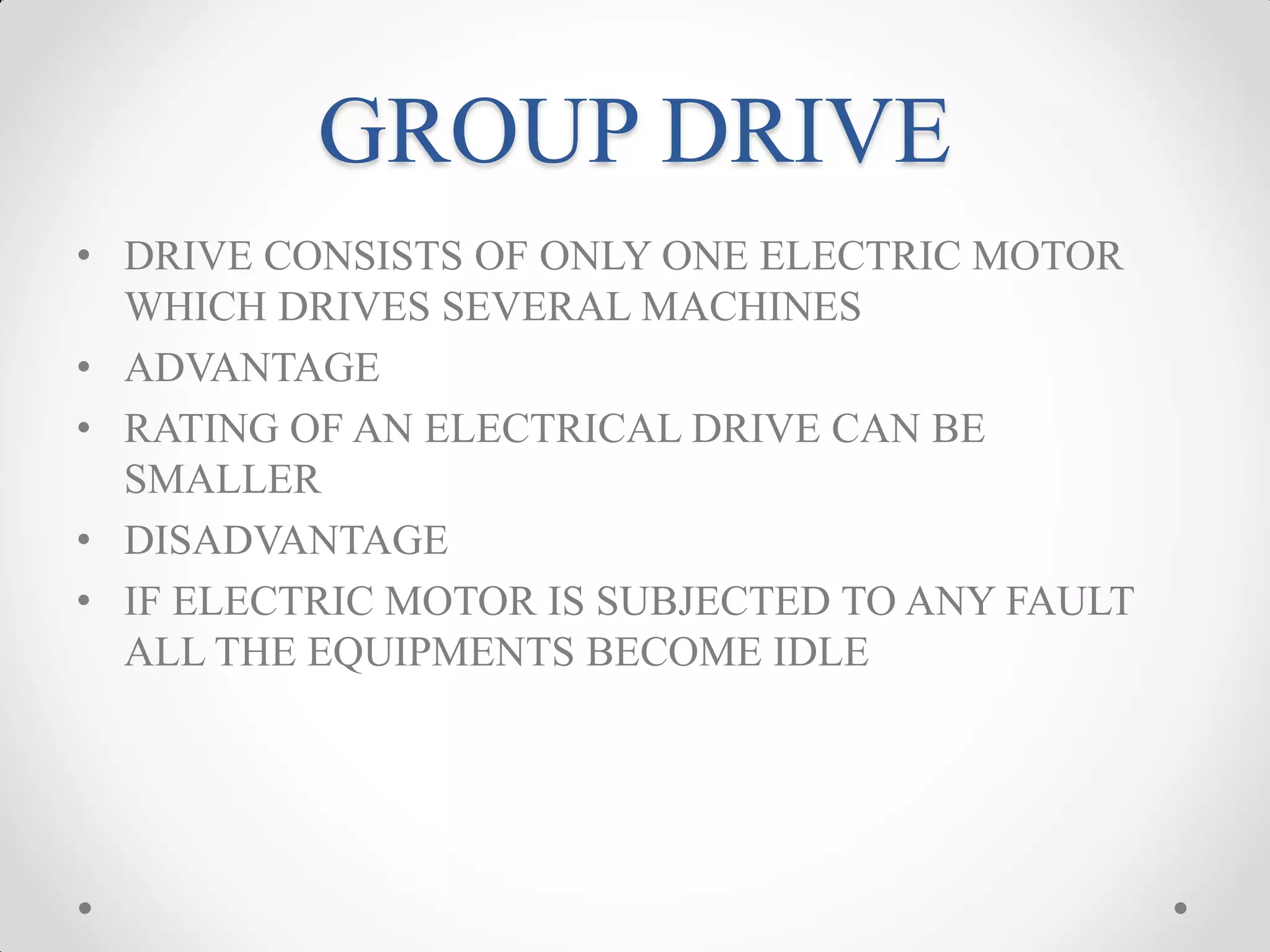 Electrical drives PPT