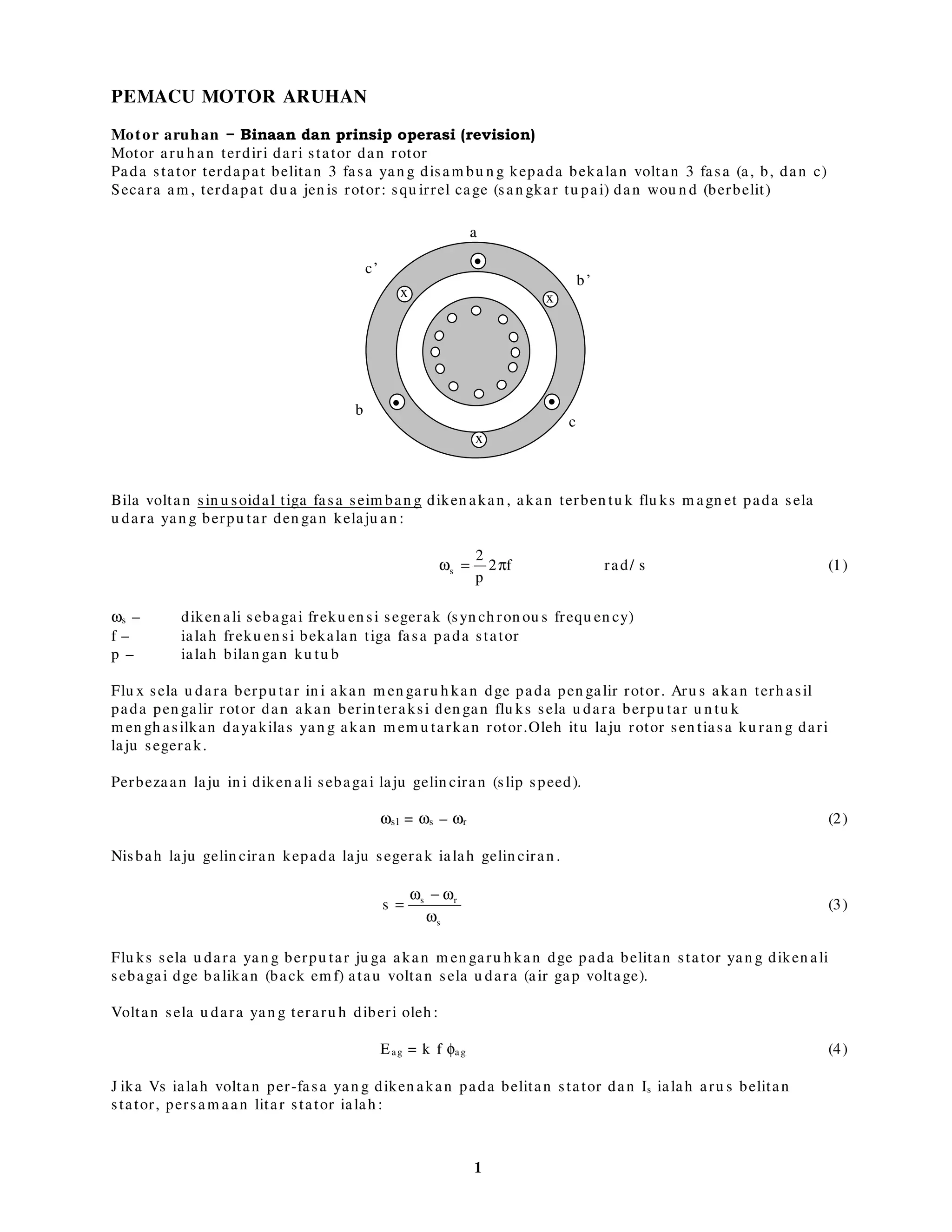 1
PEMACU MOTOR ARUHAN
Motor aruhan ï %LQDDQ GDQ SULQVLS RSHUDVL UHYLVLRQ 