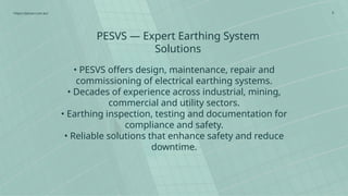 Electrical Earthing System by Power Engineering Services | PPTX