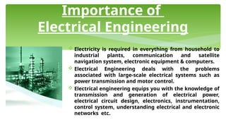 ELECTRICAL ENGINEERING POWER POINT PRESE | PPT
