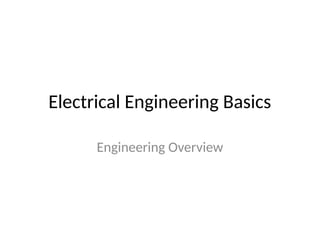 Comprehensive Introduction to Electrical Engineering Fundamentals and ...