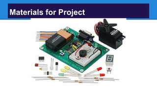 Materials for Project
 