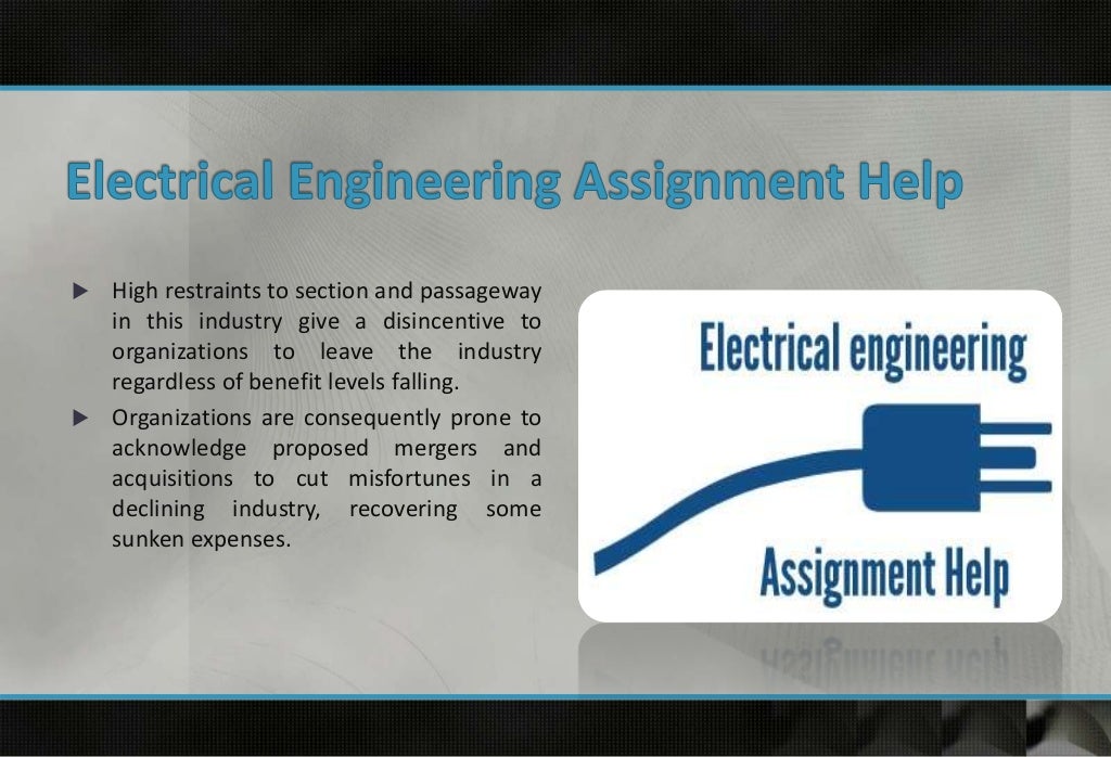 Electrical engineering homework solutions picture