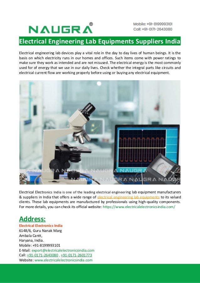 Electrical Engineering Lab Equipments Suppliers In India