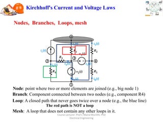 Electrical engineering principles lecture slides. circuit analysis by ...