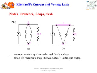 Electrical engineering principles lecture slides. circuit analysis by ...