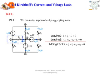 Electrical engineering principles lecture slides. circuit analysis by ...
