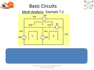 Electrical engineering principles lecture slides. circuit analysis by ...