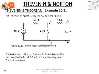 Electrical engineering principles lecture slides. circuit analysis by ...