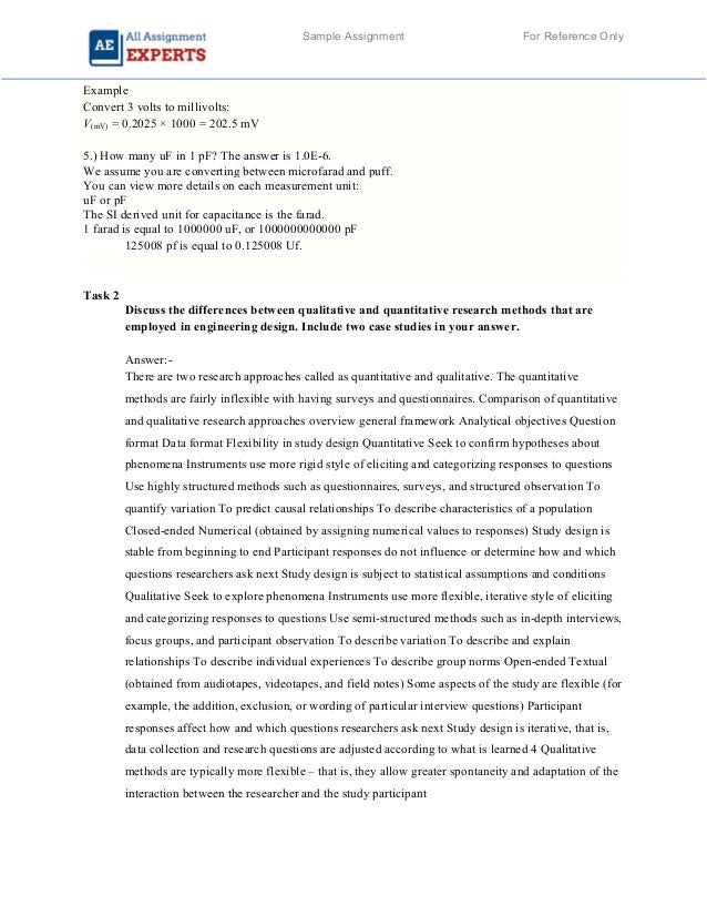 Electrical Engineering Sample Assignment
