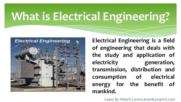 what is electrical engineering