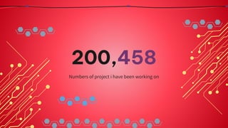 200,458
Numbers of project i have been working on
 