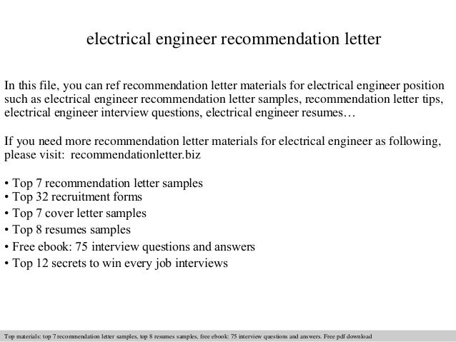 Sample Recommendation Letter For Mechanical Engineering Student