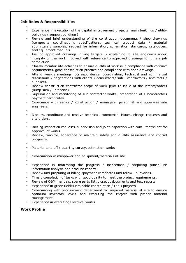 electrical engineer resume resume for electronics engineer