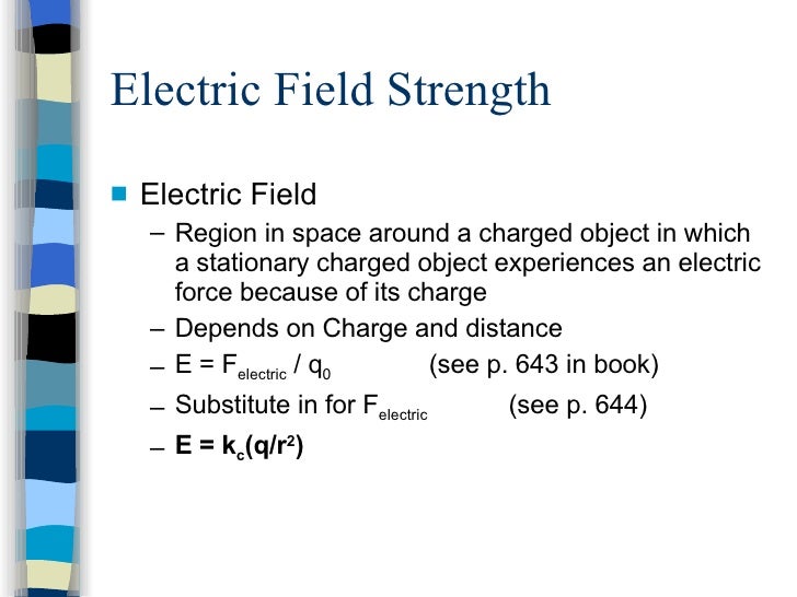 Electrical Fields