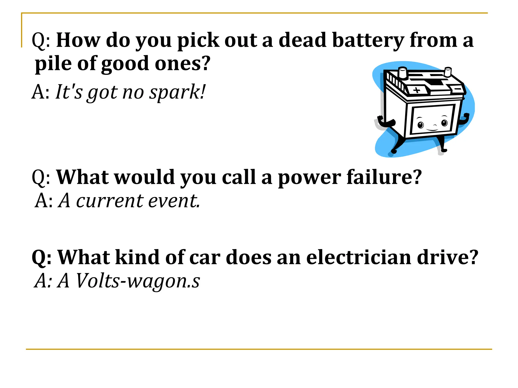 Electrical_Funny.ppt on electrical safety | PPT