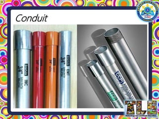 Conduit Instrument Electrical hand tools and equipment | PPTX