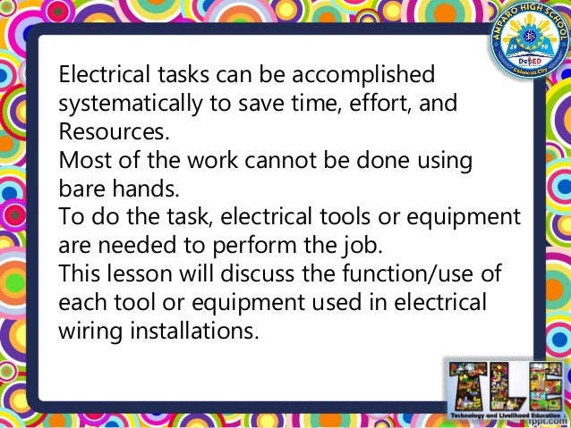 Electrical hand tools and equipment