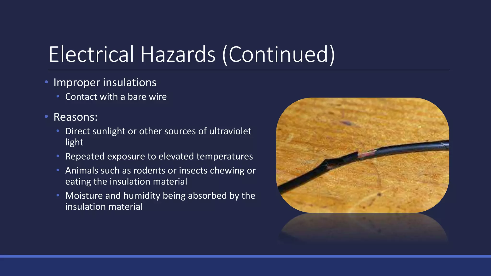 Electrical hazards | PPTX