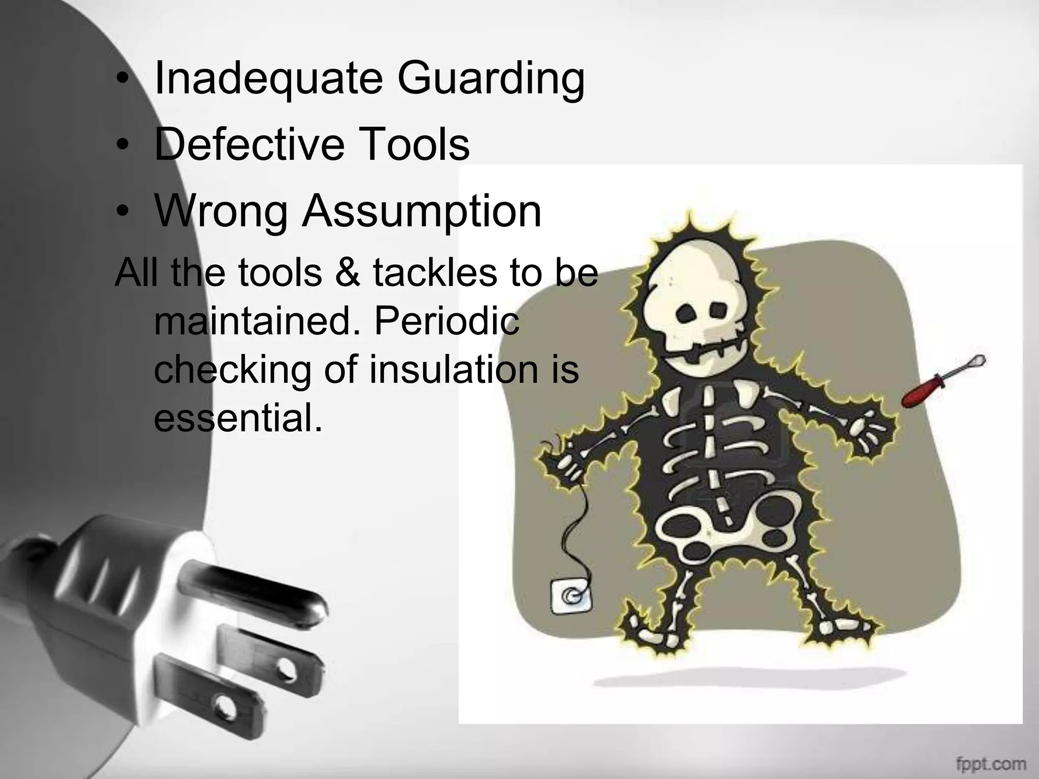 Electrical hazards and safety measures PPT