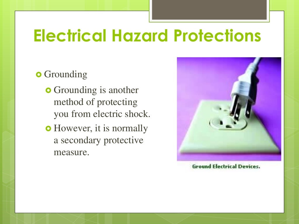 Electrical hazards & safety training