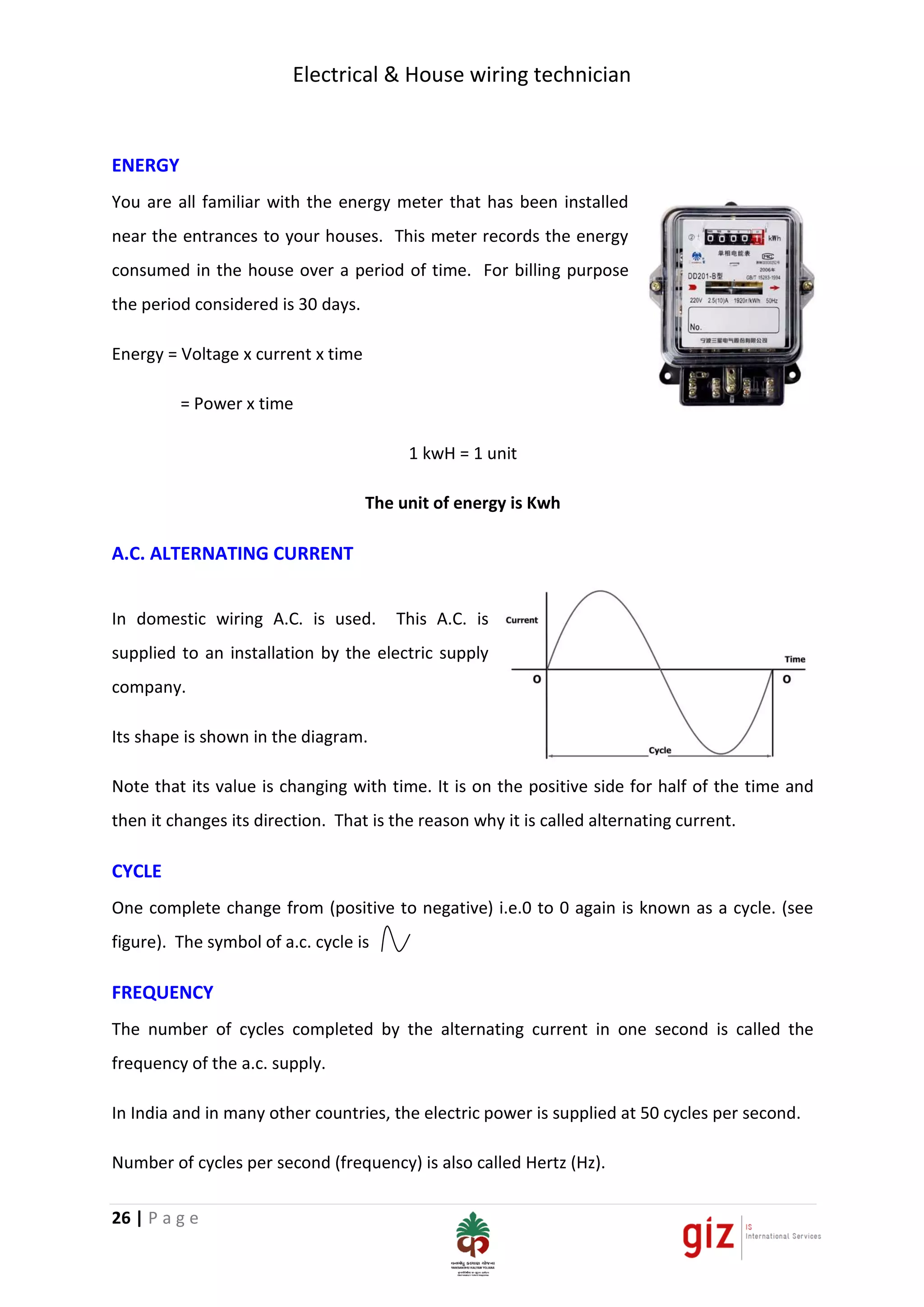 Electrical & house wiring technician book soft copy | PDF
