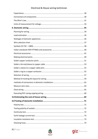 Electrical Apprentice Wiring Image Notes.pdf Electrical & house wiring technician book soft copy | PDF
