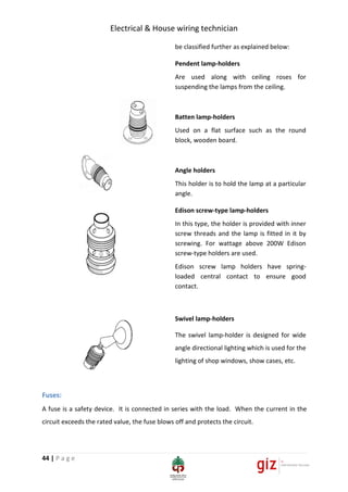 Plug Connection Booklet.pdf Electrical & house wiring technician book soft copy | PDF