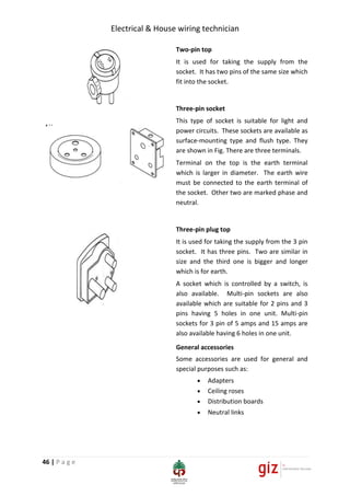 Plug Connection Booklet.pdf Electrical & house wiring technician book soft copy | PDF