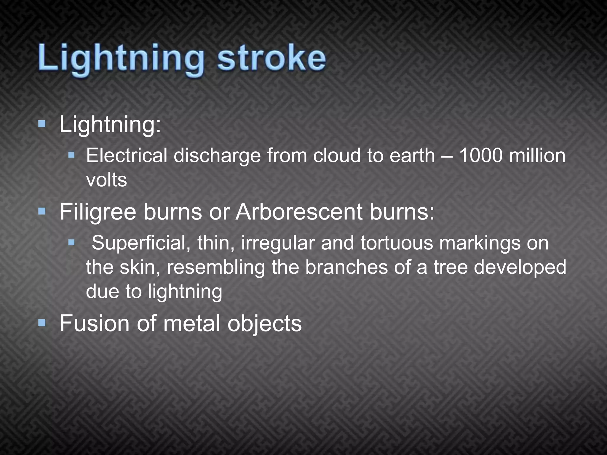Electrical injuries Dr Ashutosh PPT