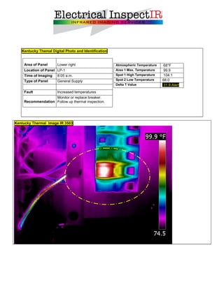 Electrical inspect ir sample report | PDF