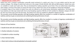 Electrical Installation:Electrical Installation: Components of LT