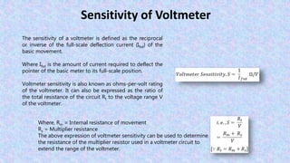 Voltmeter Sensitivity Example ELECTRICAL INSTRUMENTS 3.pptx