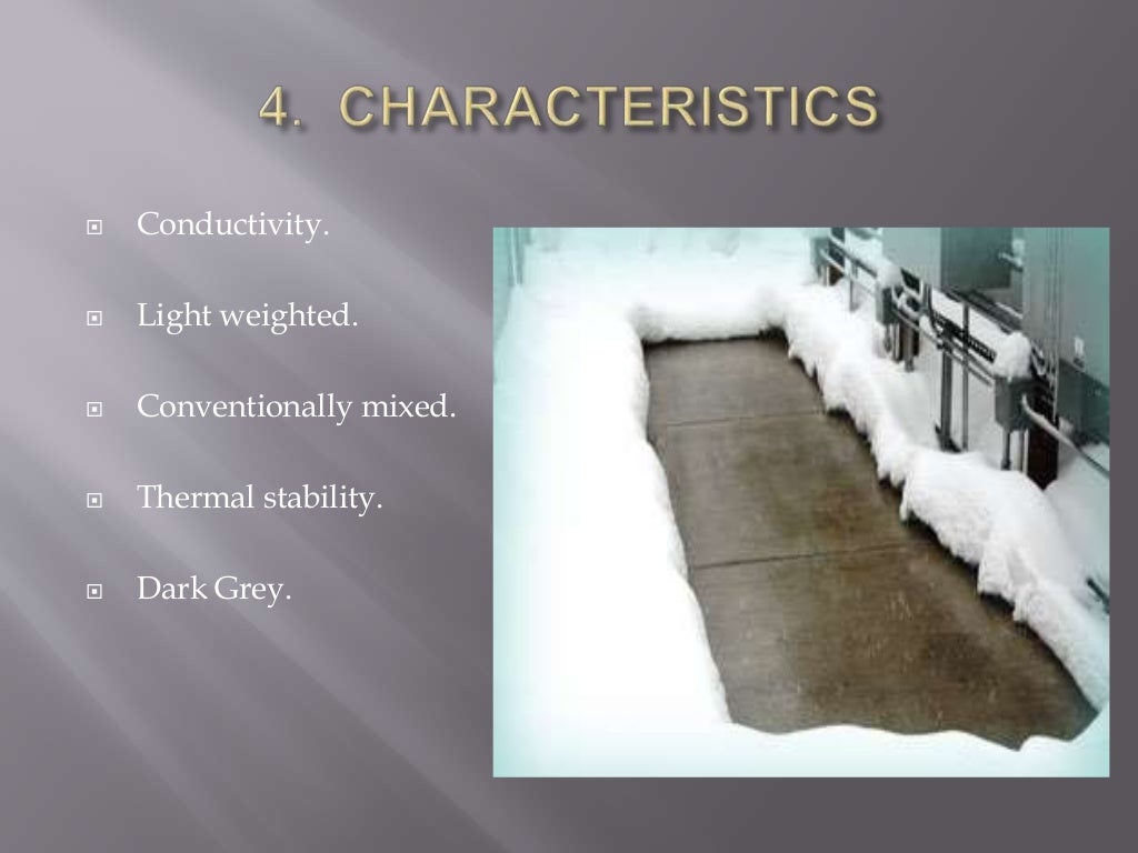 Electrically conductive concrete ppt