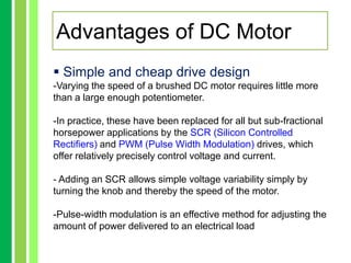 DC Motor Types, Function, Advantages and Disadvantages