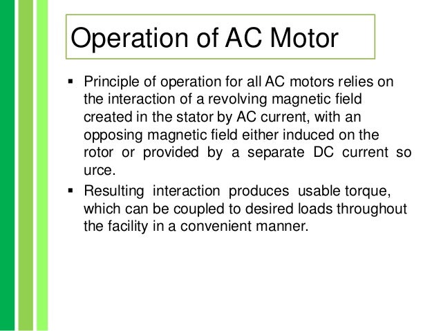 Working Principle Of Dc Motor Ppt