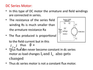 Motor But ELECTRICAL MACHINE (DC MOTOR) WORKING AND CHARACTERISTIC.pptx