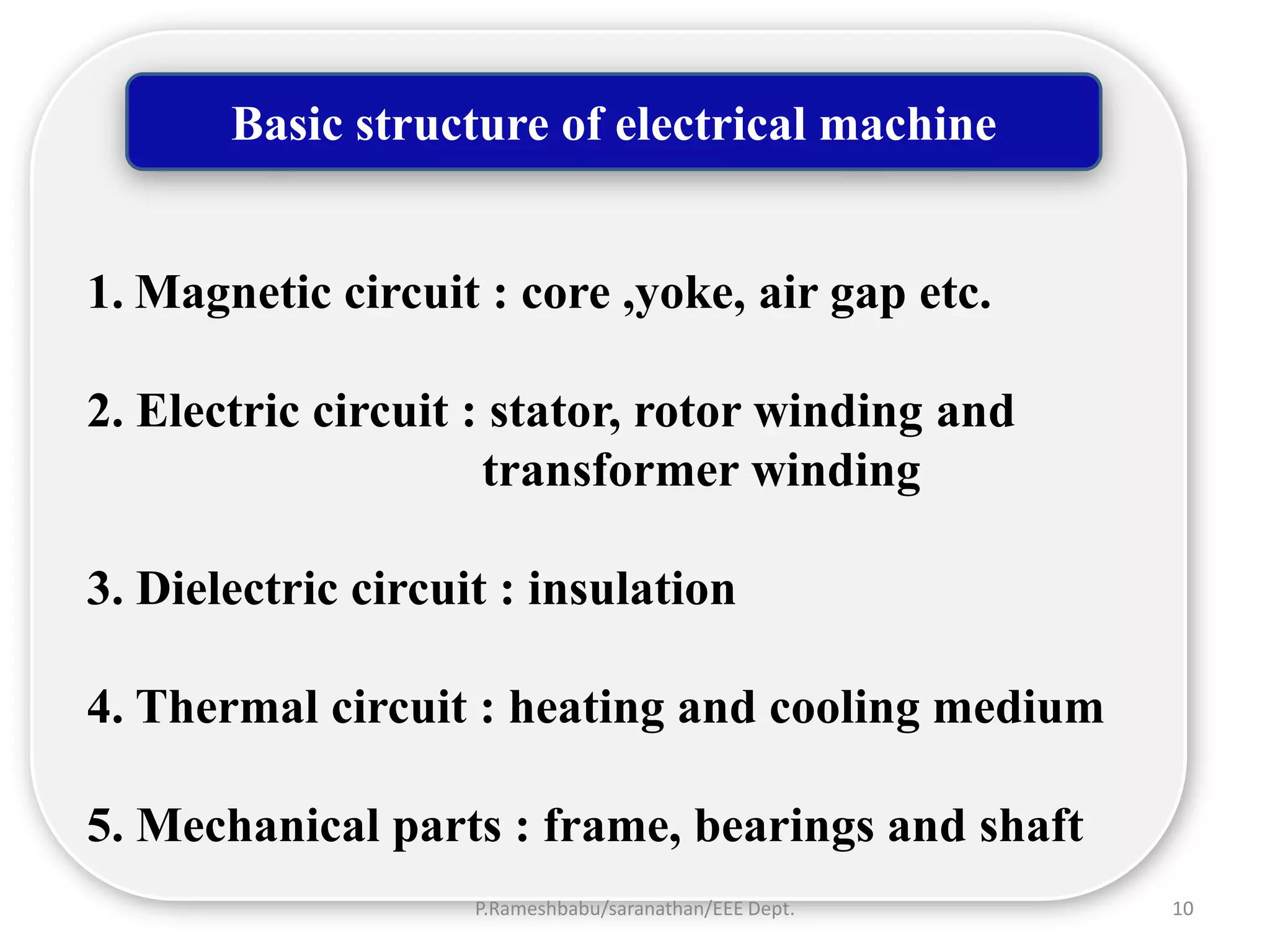 Electrical machine design | PPTX