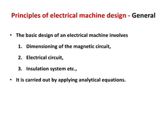 Electrical Machine Design - Transformers, DC Machines | PDF