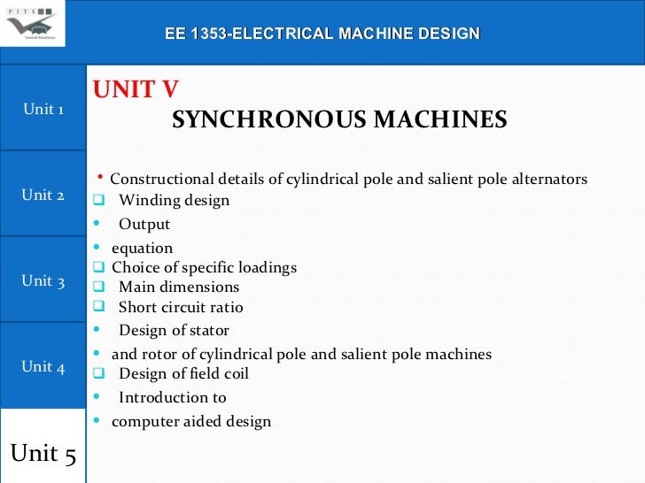 Electrical machine design (IIIEEE)