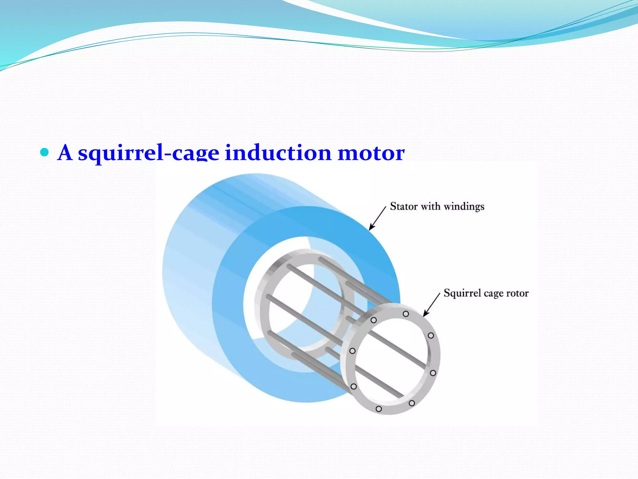  A squirrel-cage induction motor
 