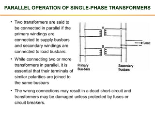 Transformers In Parallel ELECTRICAL MACHINE (TRANSFORMER) (1).pptx