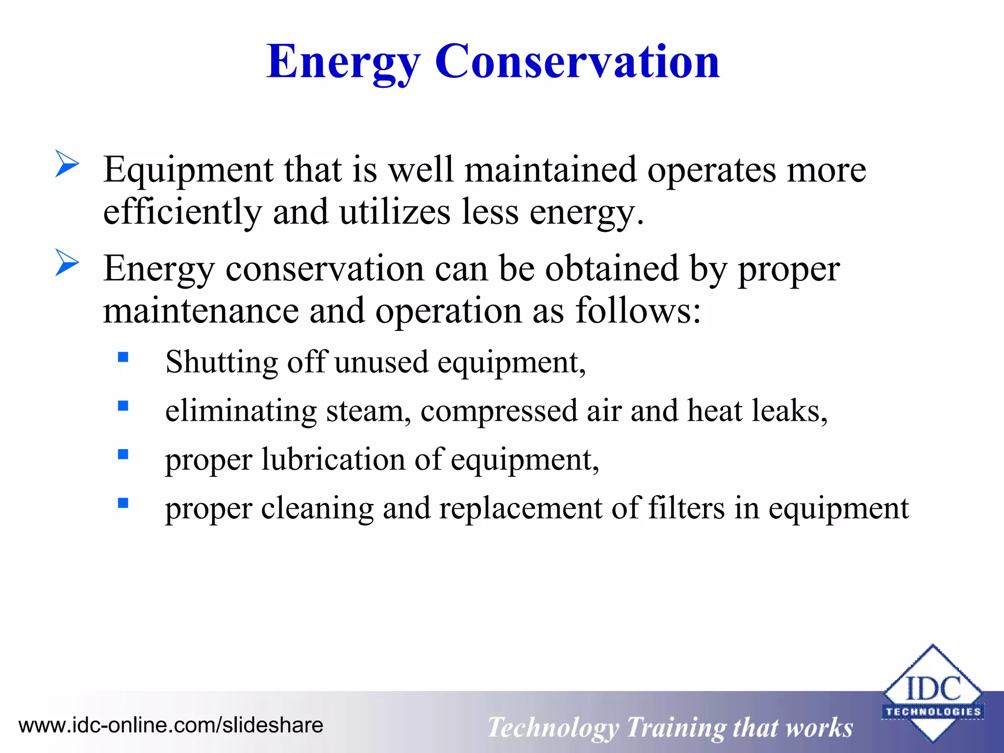 Electrical Maintenance for Engineers and Technicians